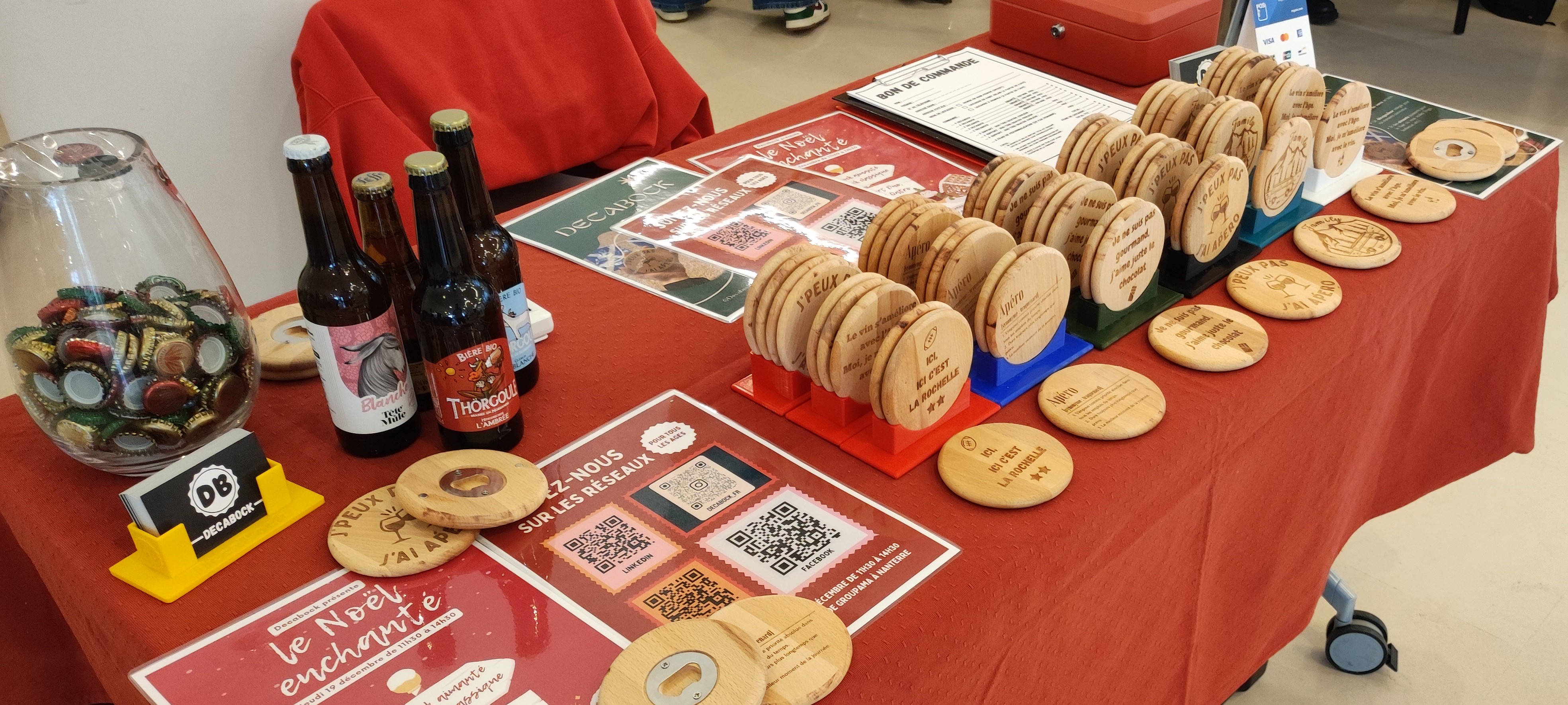 Notre stand Decabock chez Groupama - Vue de coté